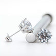 Moissanite Diamond Stud Earrings