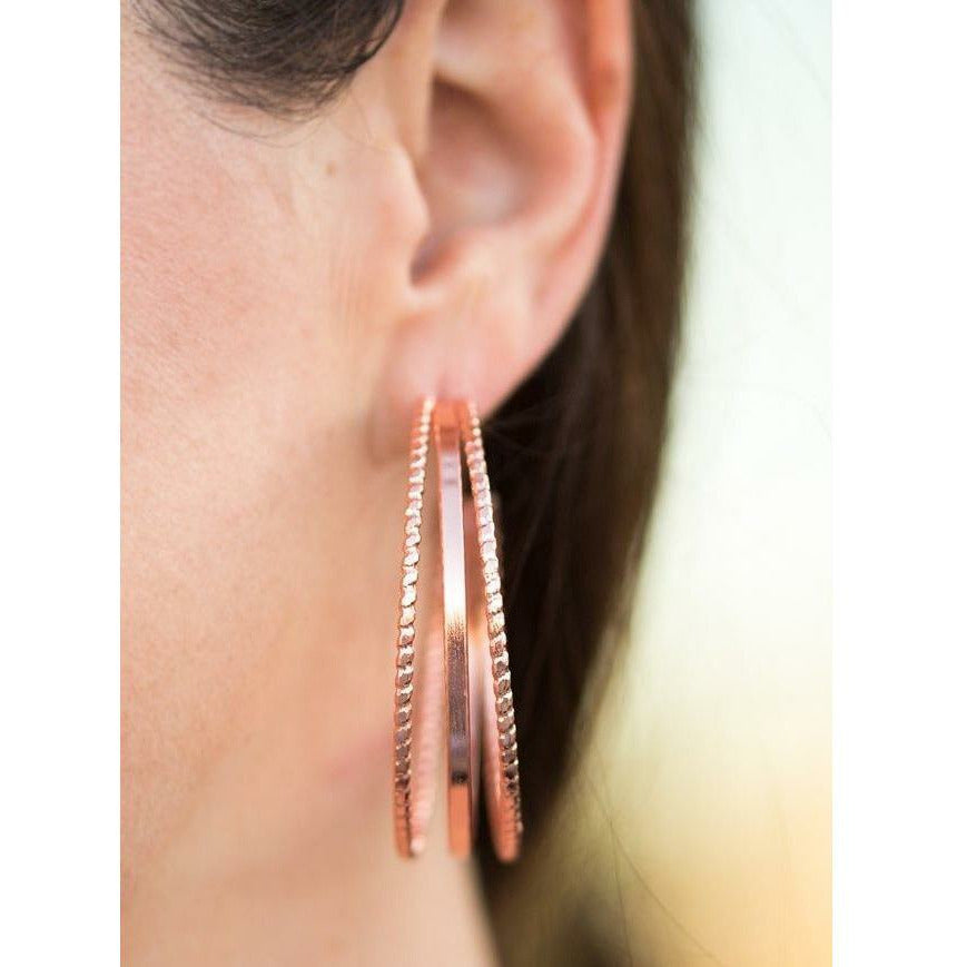 Its 5 OClock Somewhere - Copper Earrings - Sophistycats Jewelry