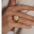 Big Pearl Statement Ring