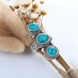 Turquoise stone silver ring