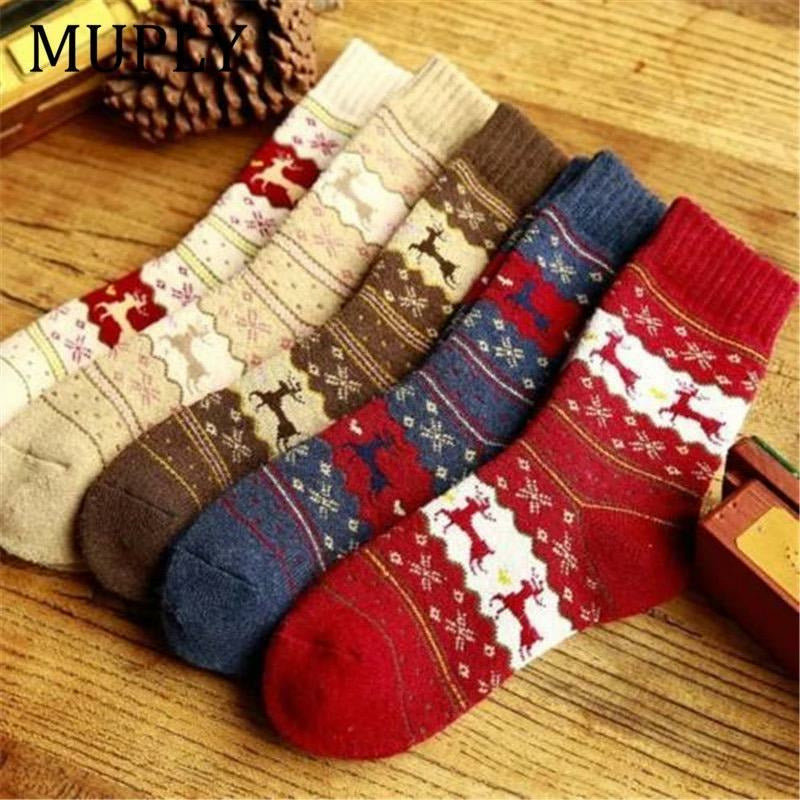Christmas Wool Socks