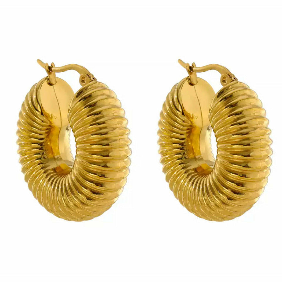 Best Selling Tube Hoops Gold