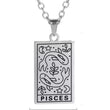 Mystere Constellation Bar Silver Necklace