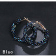 Geometric Crystal Hoops - Sophistycats Jewelry