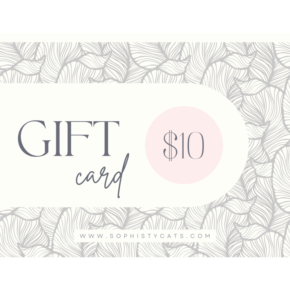 Sophistycats Jewelry Gift Card