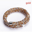 Crystal Double Wrap Bracelet - Sophistycats Jewelry