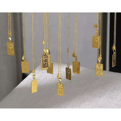 Stainless Steel 12 Constellations Necklace