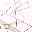 Forever Love Heart+Key Necklace