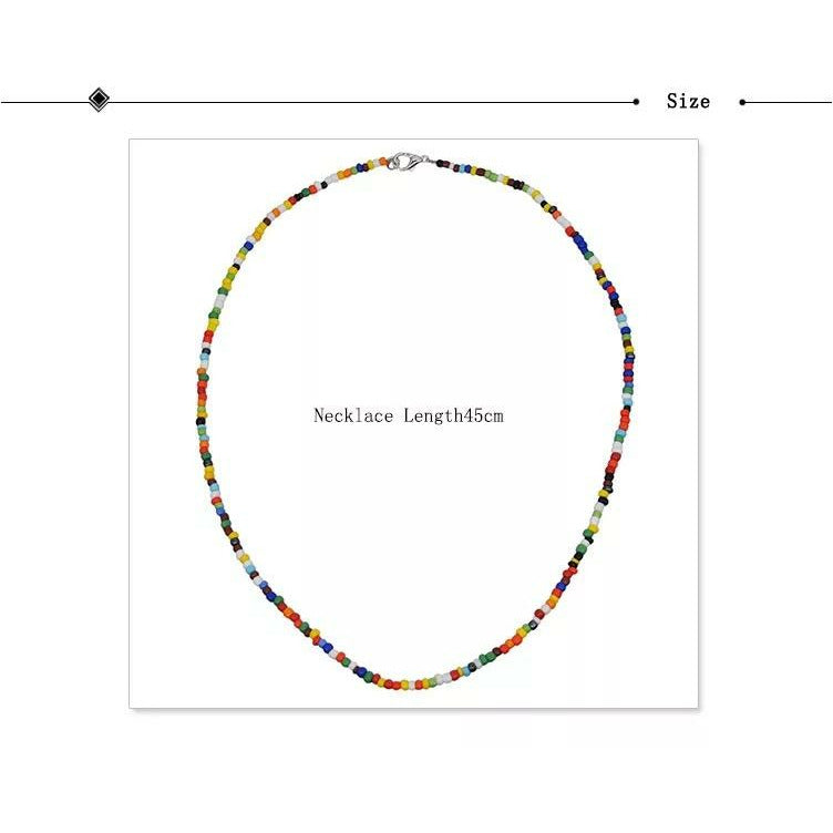 Dhalia Rainbow Choker Layered Necklace