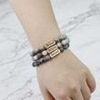 Inspirational message bracelet - blessed