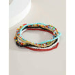 7 Piece Multicolor Beaded Anklet / Bracelet 
