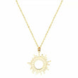 Gold stainless steel dainty necklace