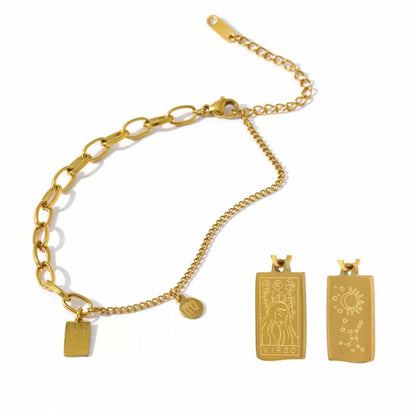 Constellation Bar Bracelet - Virgo Zodiac Jewelry