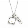 Faithful Seed Silver Stainless Steel Necklace