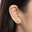 Moissanite Diamond Stud Earrings