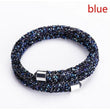 Crystal Double Wrap Bracelet - Sophistycats Jewelry