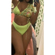 So-Fly Thong Bikini Swimsuit - 3 Piece Lime Green