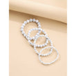 Sasha Howlite Bracelet Stack