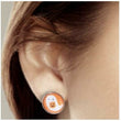 Halloween Stud Earrings - Stainless Steel ( candy corn, pumpkin, witch, ghost, fall leaves, haunted house)