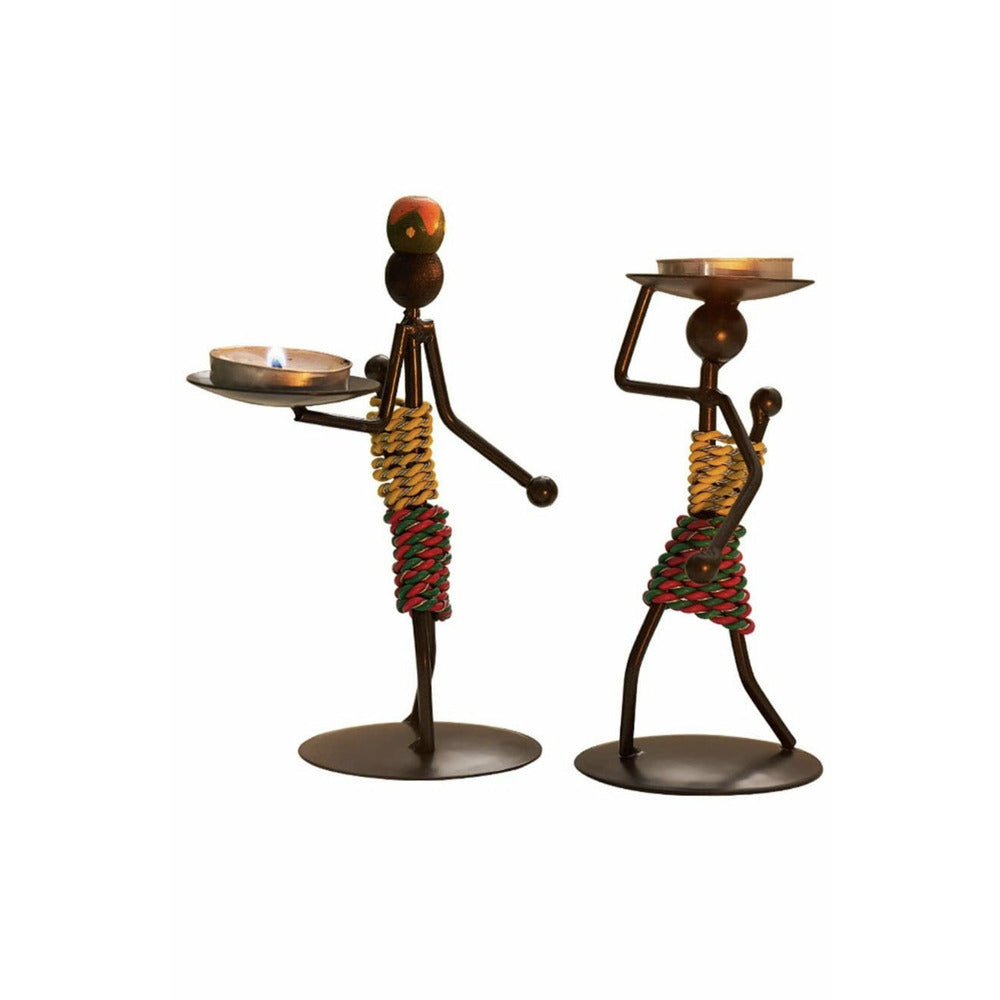 African Woman Candlestick Holder - Gifts