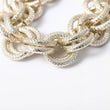 Malia Double Chain Choker Necklace & Bracelet Set