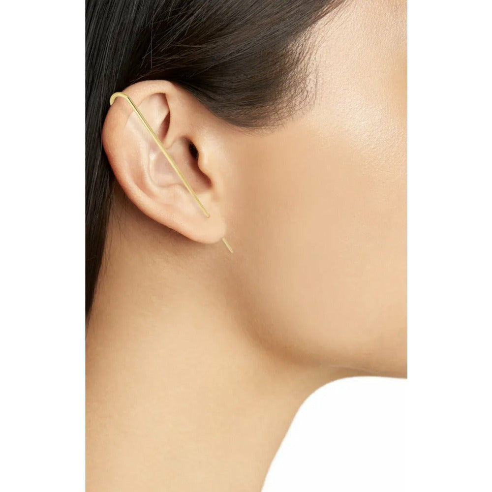 Needle Ear Climber Earrings - Gold or Silver