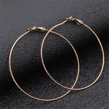 Frankly Small Hoop - Rose Gold