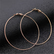 Frankly Small Hoop - Rose Gold