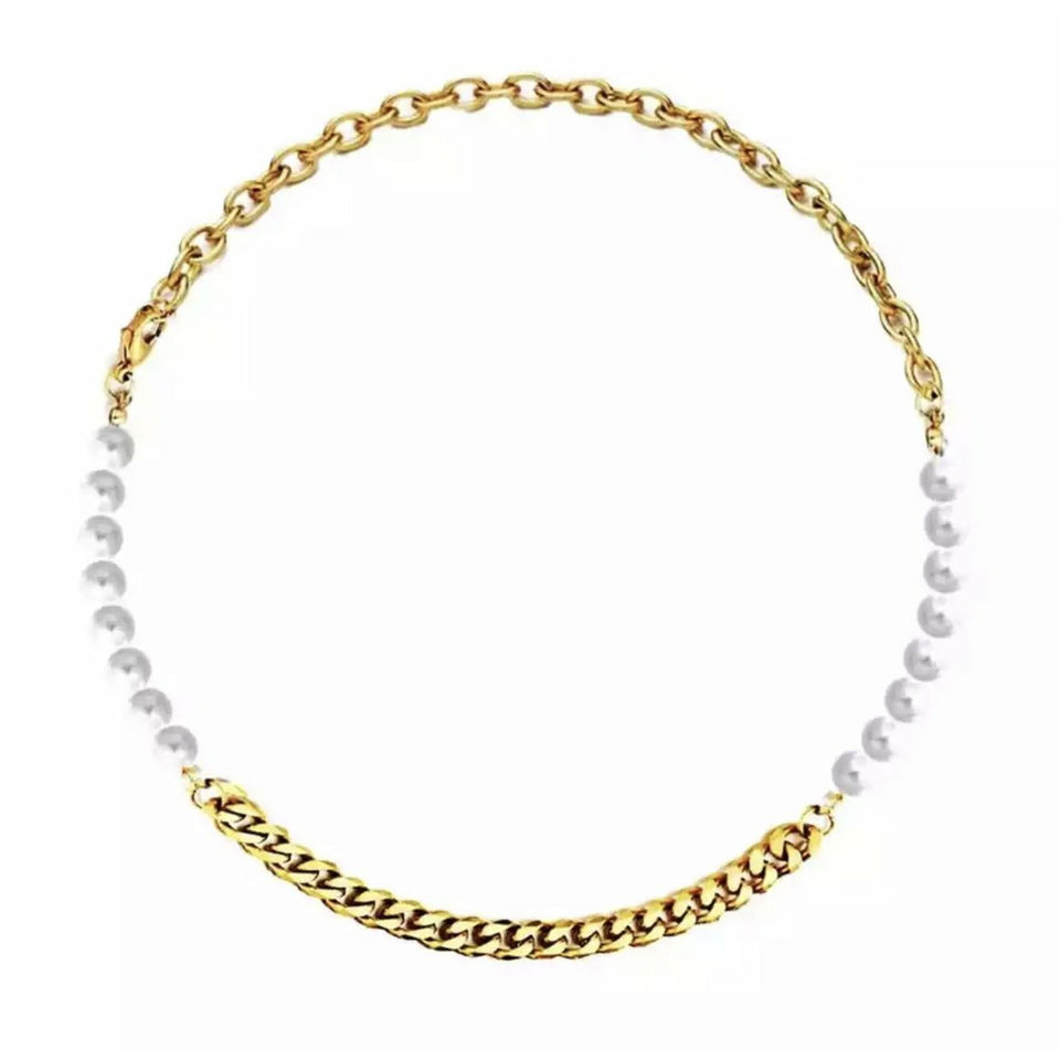 Combination Pearl Necklace - Choker or Short
