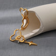 Heart-Star Mismatched Drop Earrings- Stainless Steel