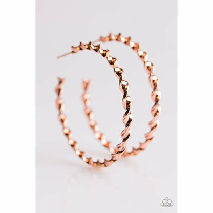 A Whirl & A Twirl - Copper - Sophistycats Jewelry
