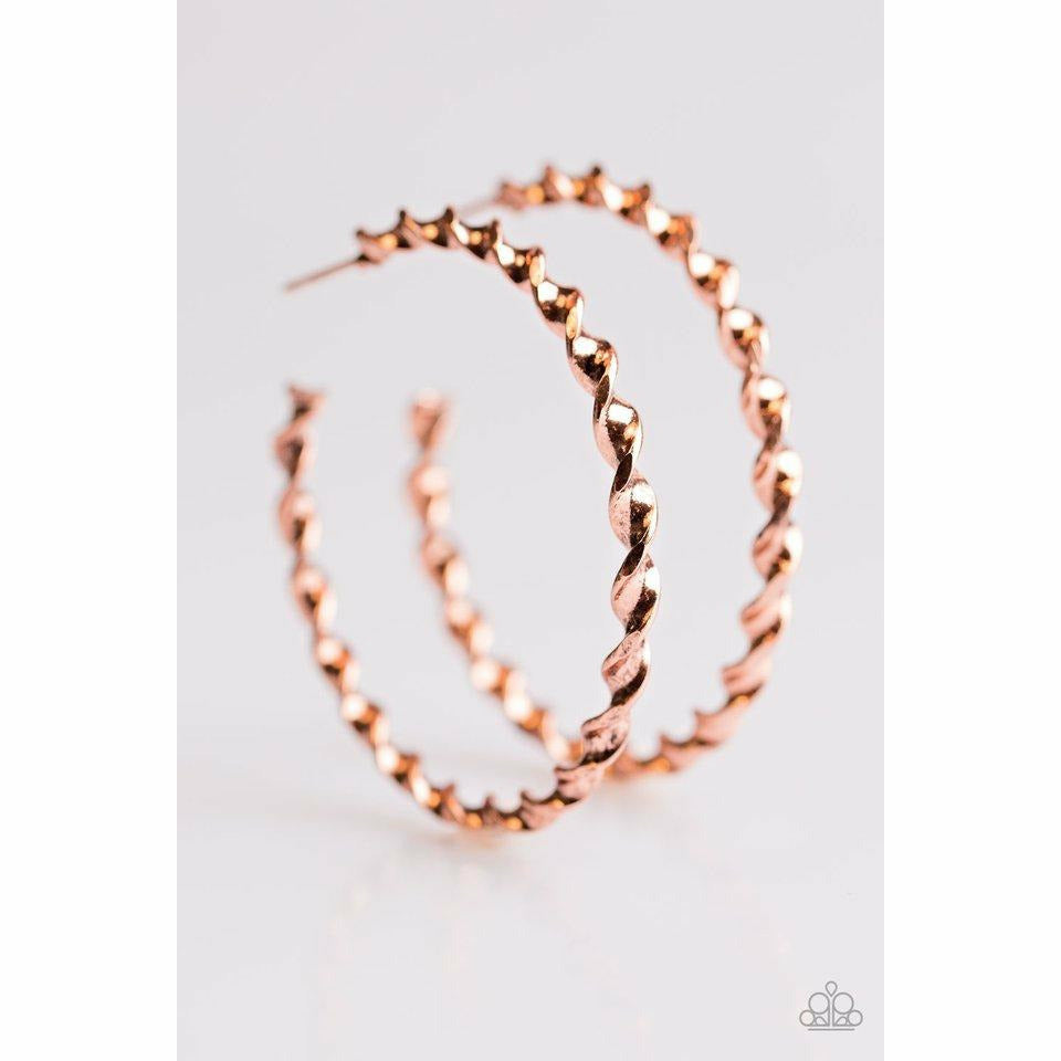 A Whirl &amp; A Twirl - Copper - Sophistycats Jewelry