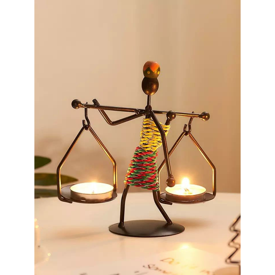 African Woman Candlestick Holder - Gifts