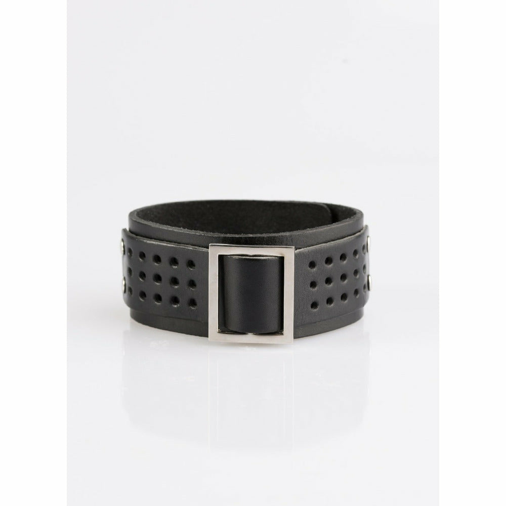 Urban Buckle Leather Bracelet - Sophistycats Jewelry