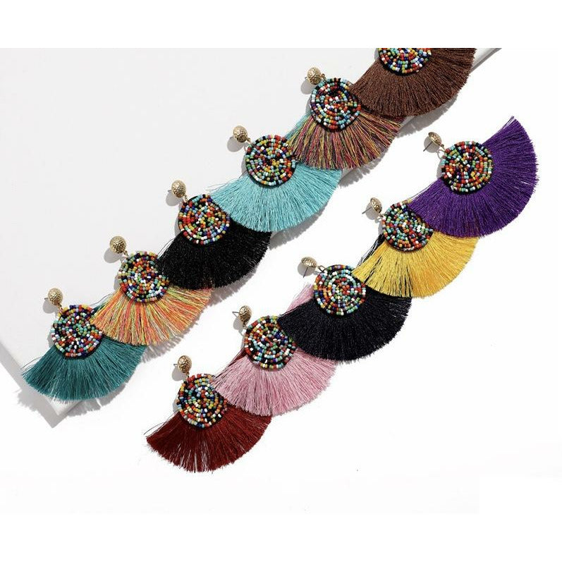 KoKo Bohemian Tassle Earrings
