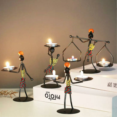 African Woman Candlestick Holder - Gifts