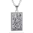 Mystere Constellation Bar Silver Necklace