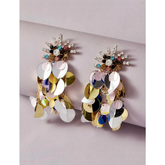 Dominica Carousel Multi-color Tassel Earrings 