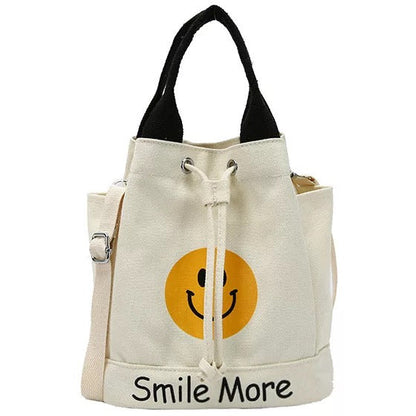 Smile More Bag - Black