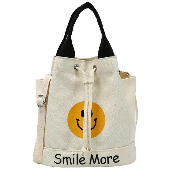 Smile More Bag - Black