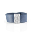Catwalk Blue Leather Bracelet - Sophistycats Jewelry
