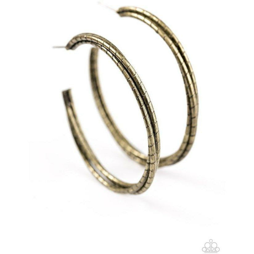 Born to Slay - Brass Earrings - Sophistycats Jewelry