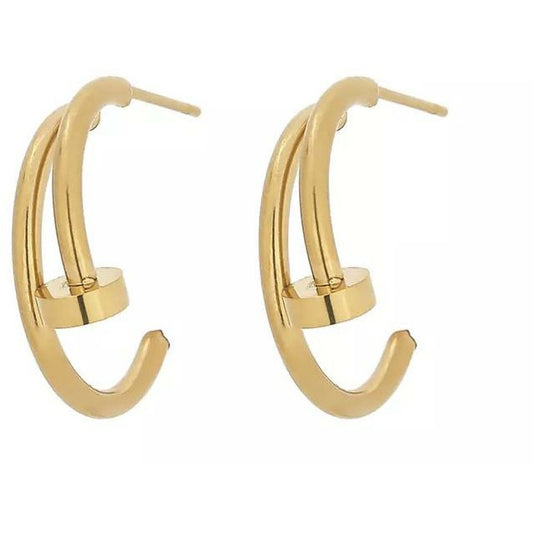 Nailed It Hoop Earrings