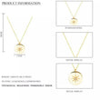 Star-Ry Gold Stainless Steel Necklace