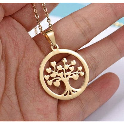 Heart Tree of Life Necklace