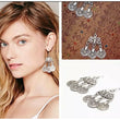 Bohemian Chic style, vintage Statement Collar coin necklace