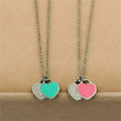 Dbl Heart Charm Necklace