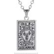 Mystere Constellation Bar Silver Necklace