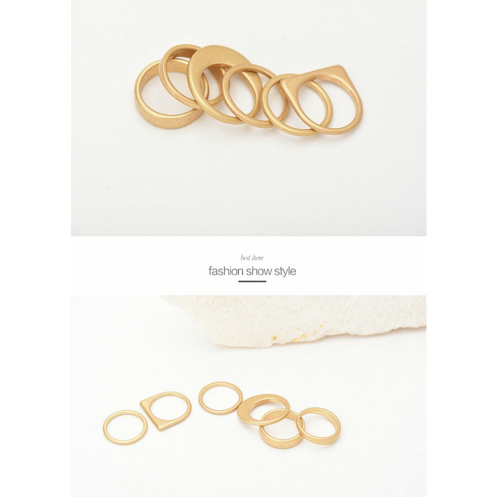 Oh-My-6 Piece Knuckle Rings