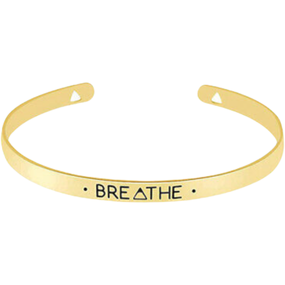 Breathe Bangle Cuff Bracelet